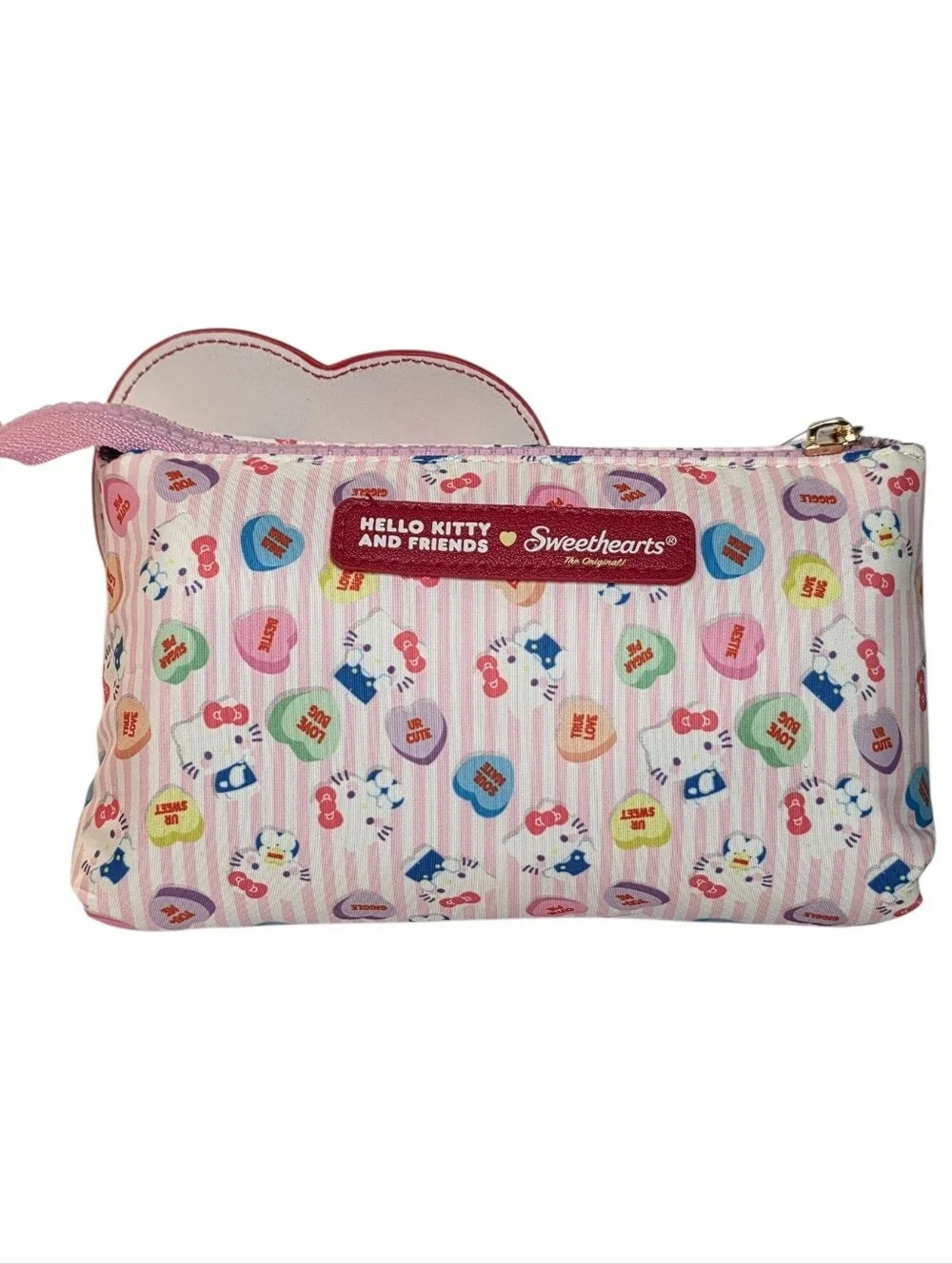 Hello Kitty Sanrio × Sweethearts Bioworld Limited Edition Candy Heart Makeup Bag
